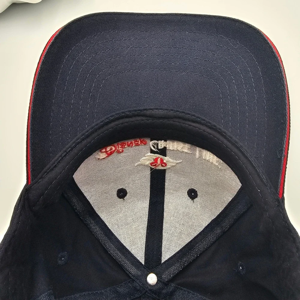 Disney Cruise Line Strap Back Hat Cap Embroidered Mickey Logo Adjustable Navy